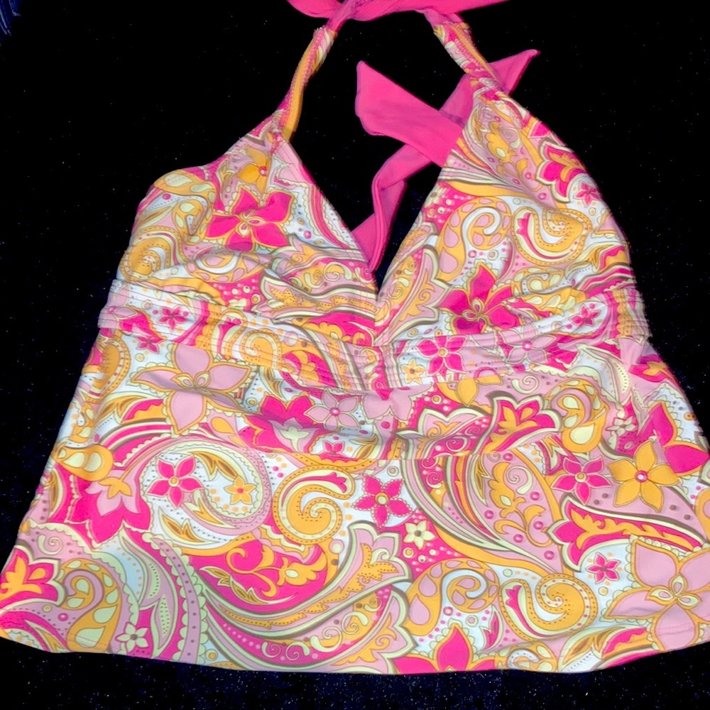 Pink Y2K tankini top